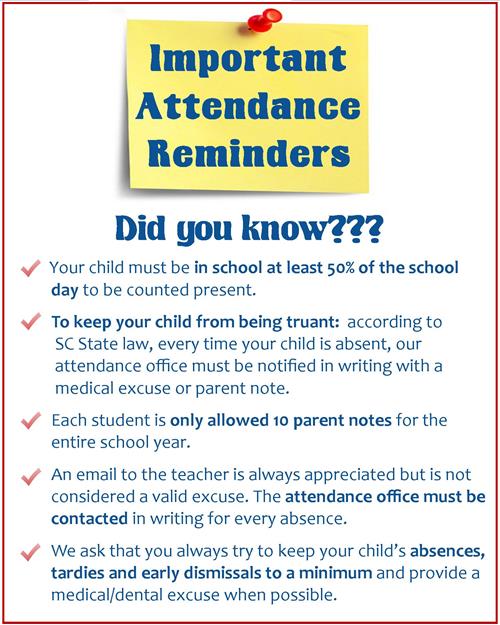attendance reminders